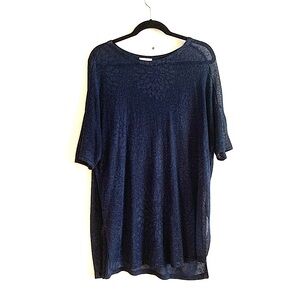 J. JILL - Floral Mesh Short Sleeve Tunic!